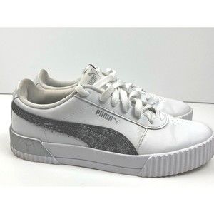 Puma Carina Untamed Puma White Puma Silver Size 9 1/2 Women’s Sneakers